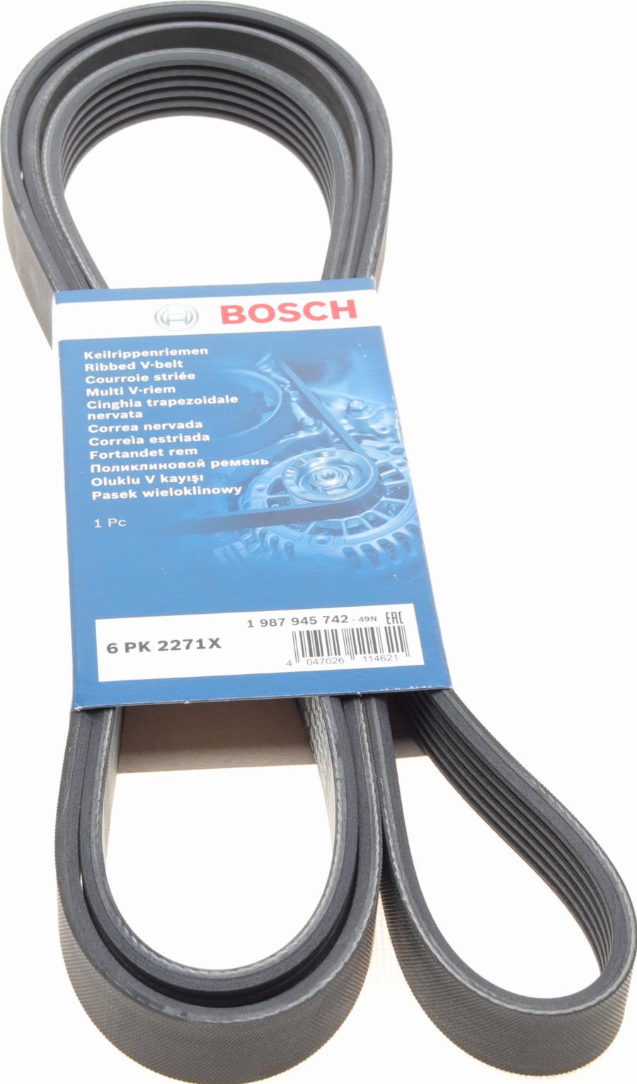 BOSCH 1 987 945 742 - Поліклиновий ремінь autozip.com.ua