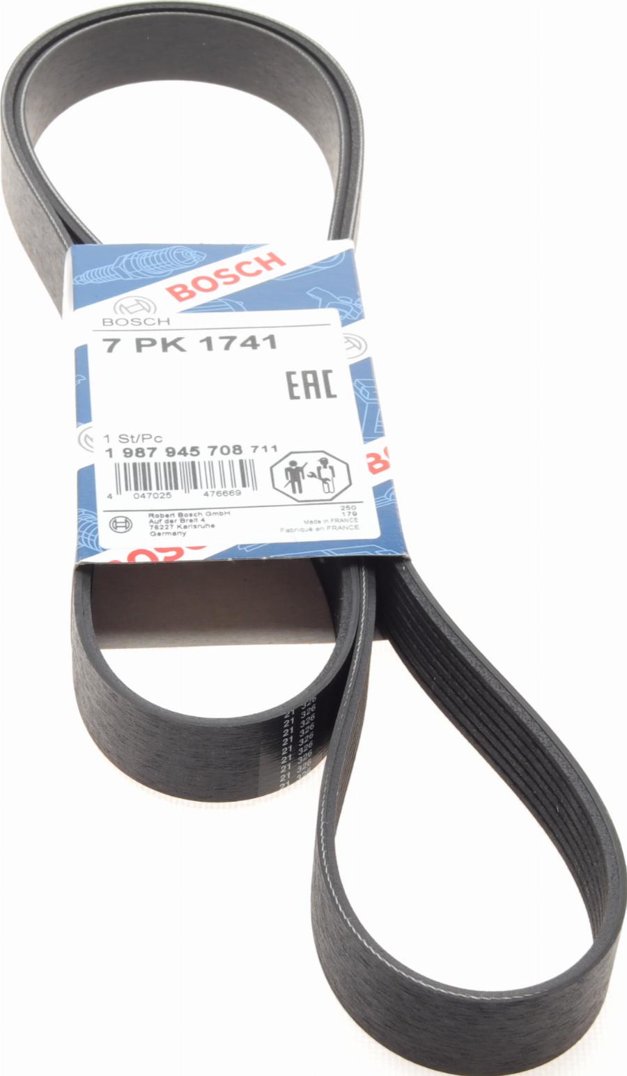 BOSCH 1 987 945 708 - Поліклиновий ремінь autozip.com.ua