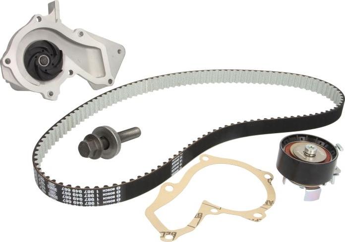 BOSCH 1 987 946 905 - Водяний насос + комплект зубчатого ременя autozip.com.ua