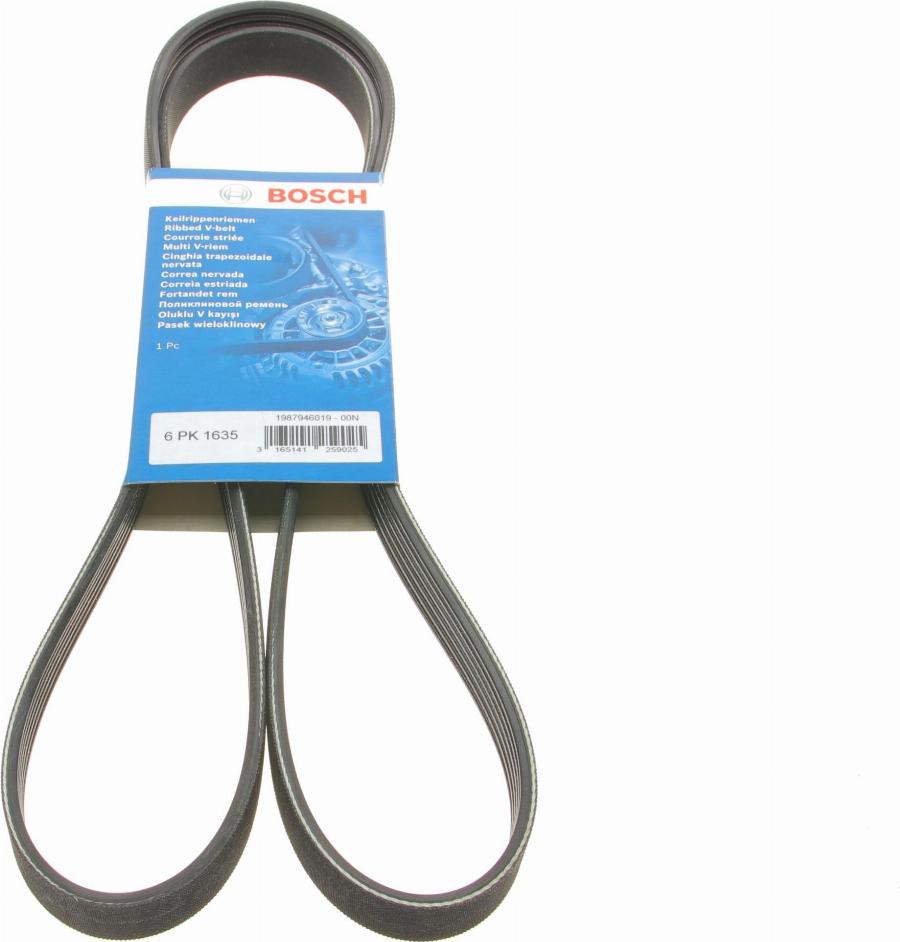 BOSCH 1 987 946 019 - Поліклиновий ремінь autozip.com.ua