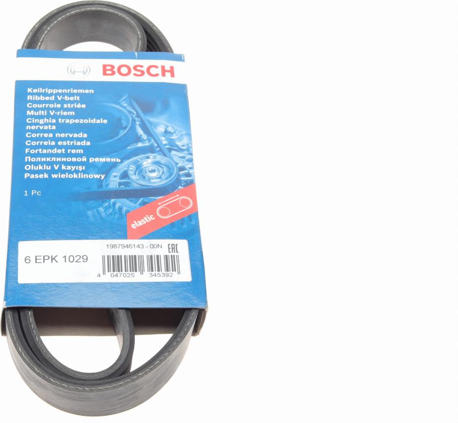 BOSCH 1 987 946 143 - Поліклиновий ремінь autozip.com.ua