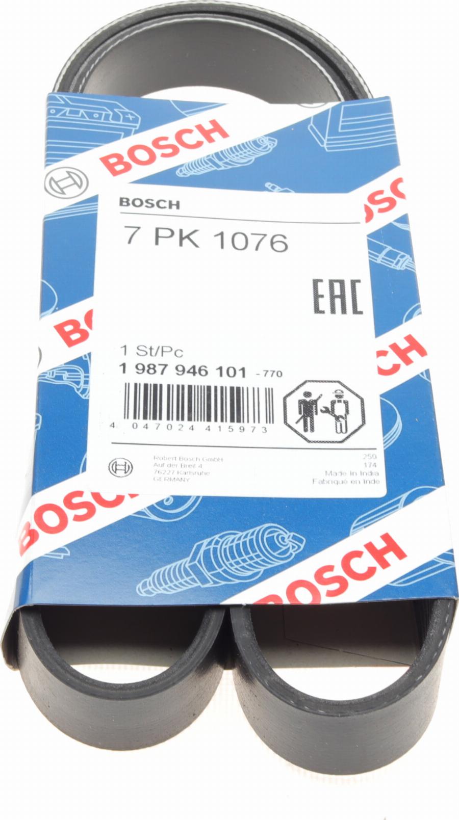 BOSCH 1 987 946 101 - Поліклиновий ремінь autozip.com.ua