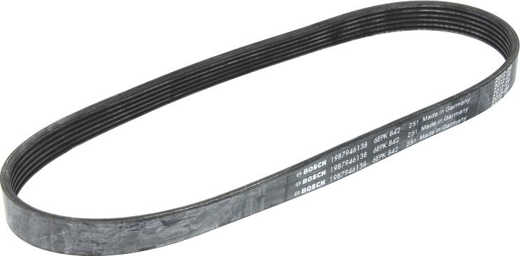 BOSCH 1 987 946 138 - Поліклиновий ремінь autozip.com.ua