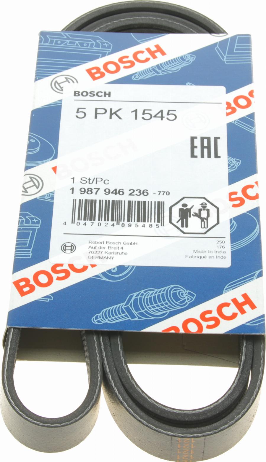 BOSCH 1 987 946 236 - Поліклиновий ремінь autozip.com.ua