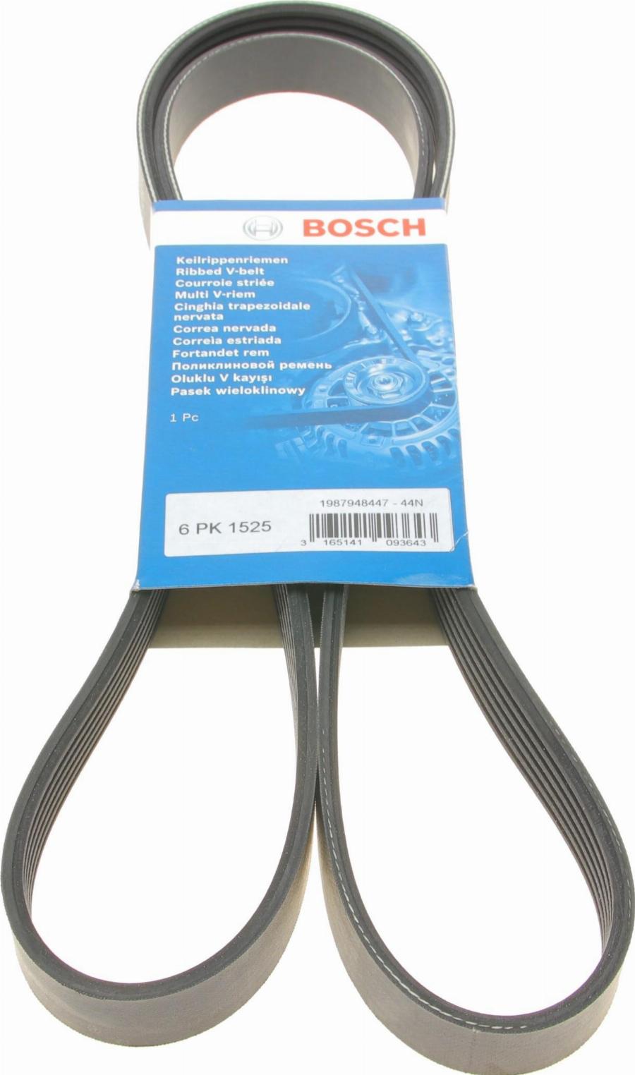 BOSCH 1 987 948 447 - Поліклиновий ремінь autozip.com.ua