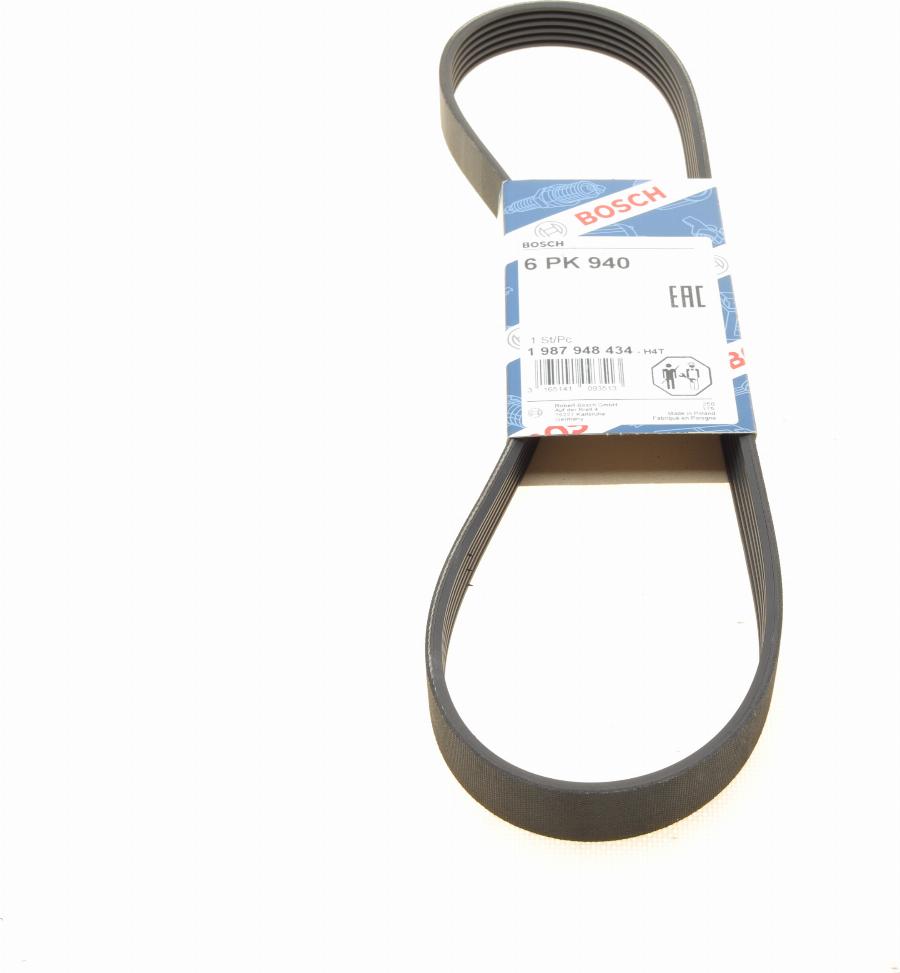 BOSCH 1 987 948 434 - Поліклиновий ремінь autozip.com.ua