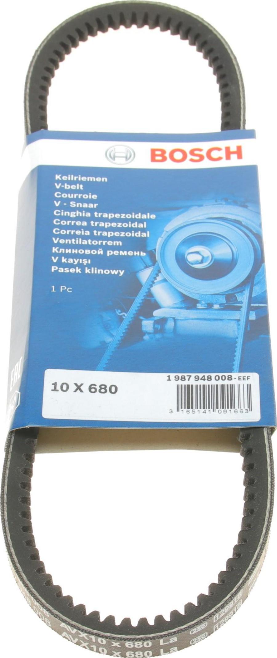 BOSCH 1 987 948 008 - Клиновий ремінь autozip.com.ua