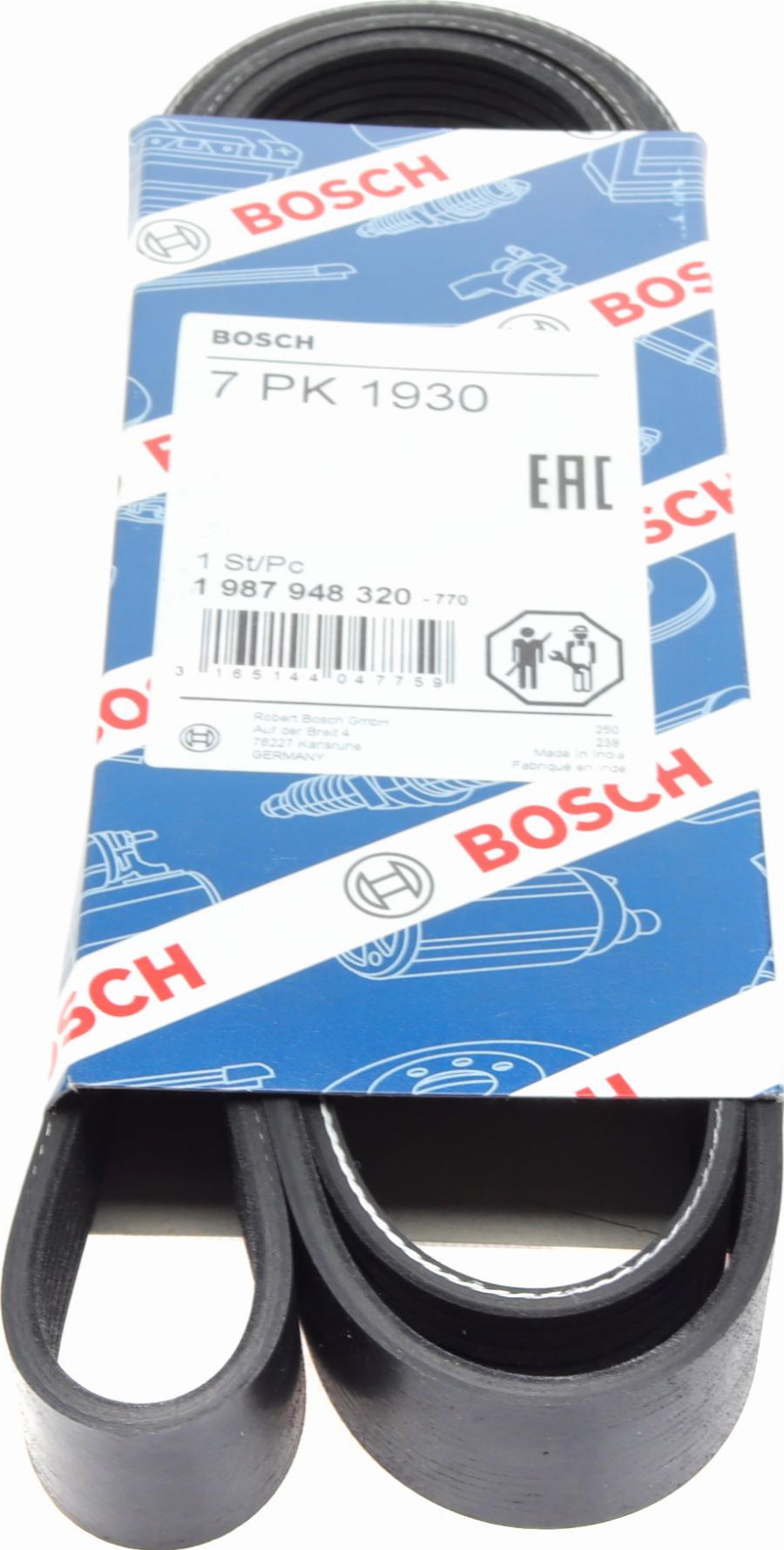 BOSCH 1 987 948 320 - Поліклиновий ремінь autozip.com.ua