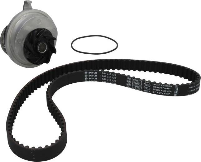 BOSCH 1 987 948 737 - Водяний насос + комплект зубчатого ременя autozip.com.ua
