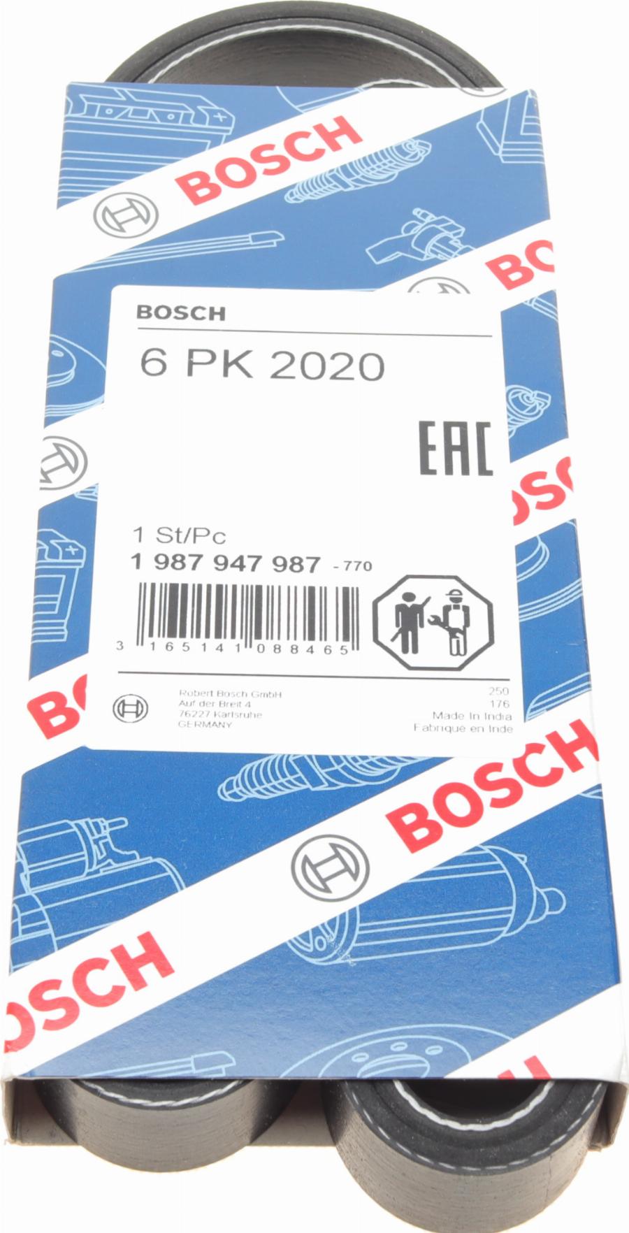 BOSCH 1 987 947 987 - Поліклиновий ремінь autozip.com.ua