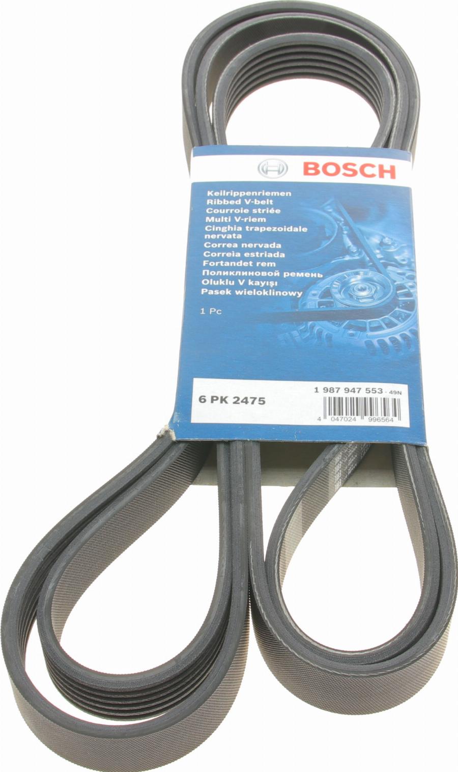 BOSCH 1 987 947 553 - Поліклиновий ремінь autozip.com.ua