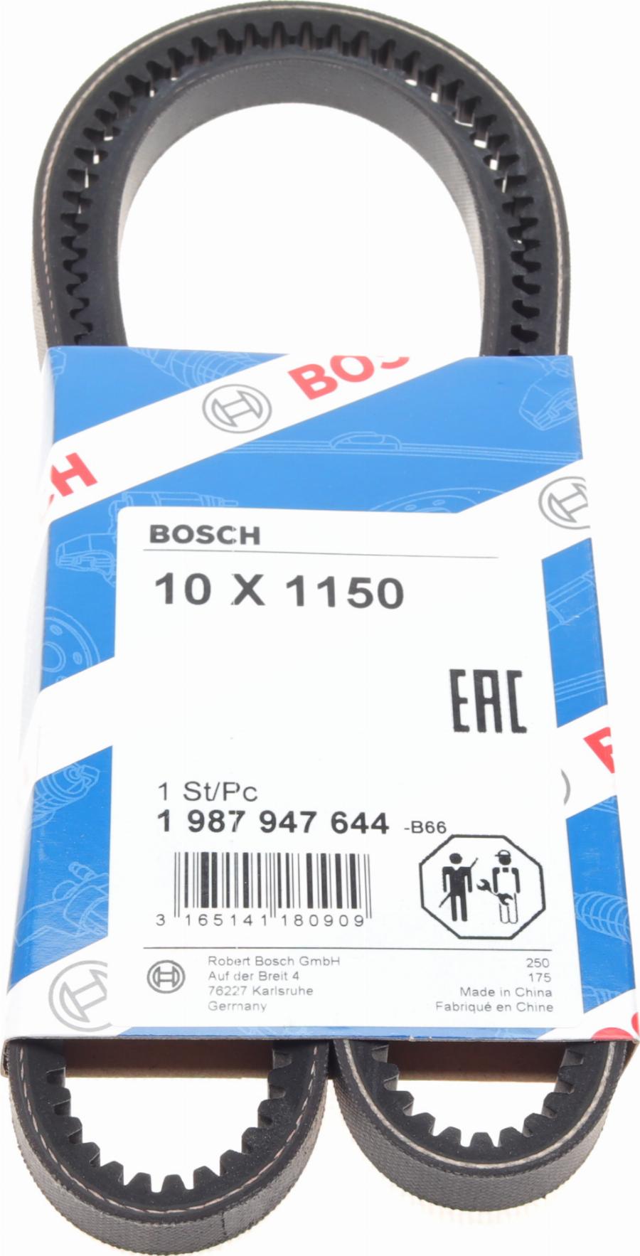 BOSCH 1 987 947 644 - Клиновий ремінь autozip.com.ua