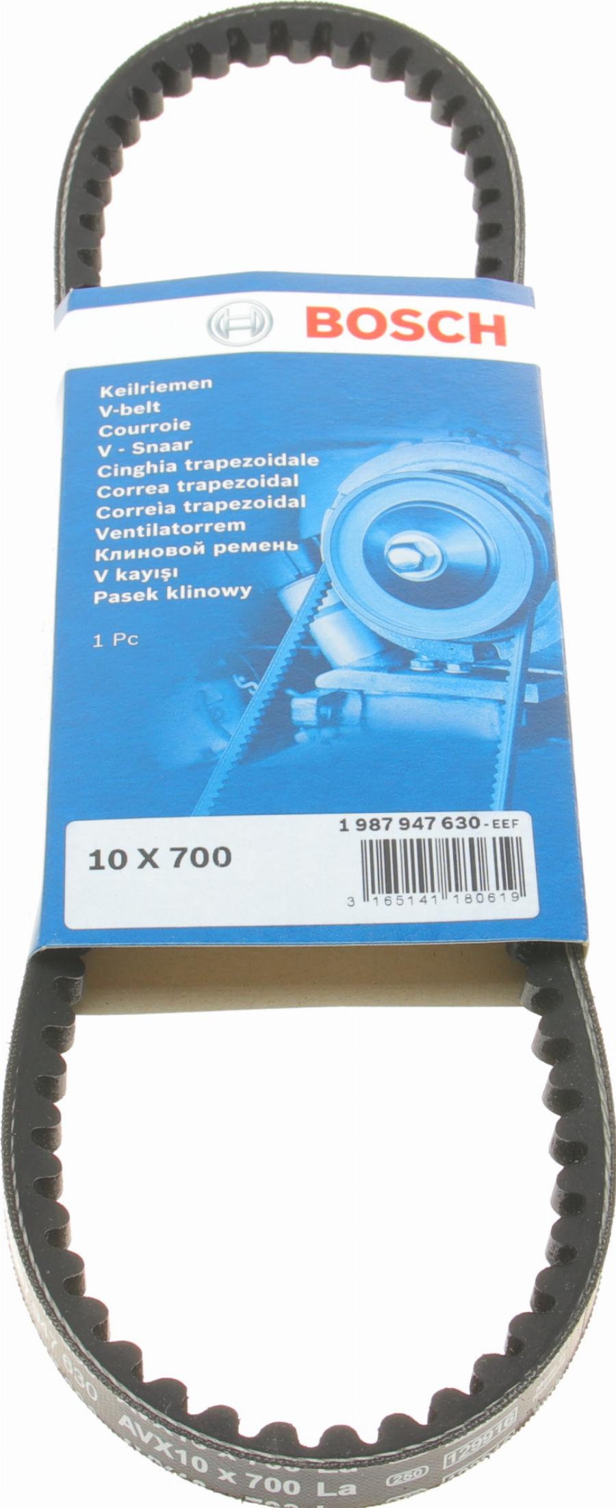 BOSCH 1 987 947 630 - Клиновий ремінь autozip.com.ua