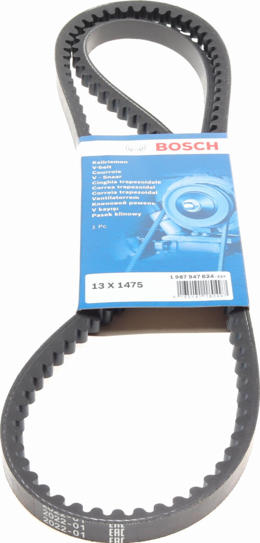 BOSCH 1 987 947 624 - Клиновий ремінь autozip.com.ua