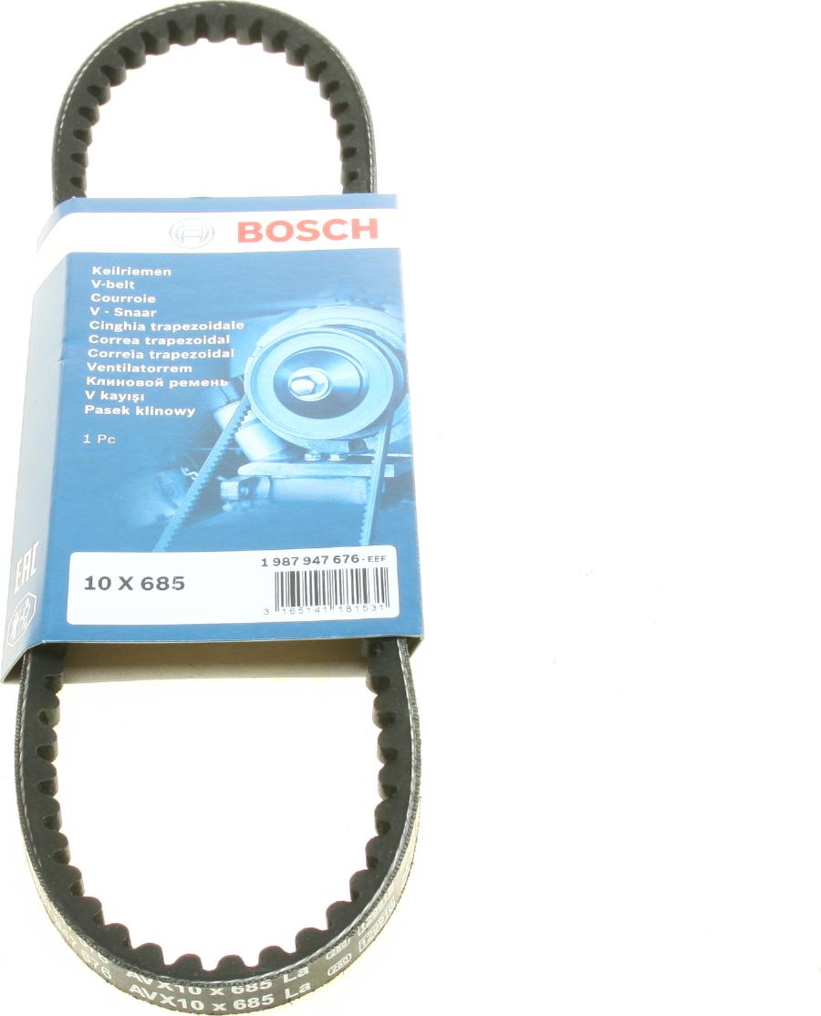 BOSCH 1 987 947 676 - Клиновий ремінь autozip.com.ua