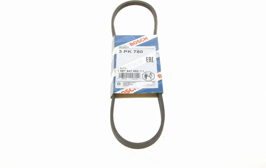 BOSCH 1 987 947 852 - Поліклиновий ремінь autozip.com.ua