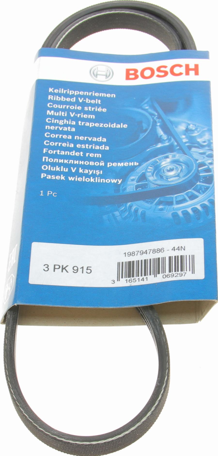 BOSCH 1 987 947 886 - Поліклиновий ремінь autozip.com.ua