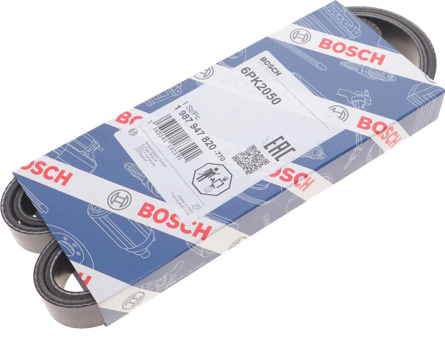 BOSCH 1 987 947 820 - Поліклиновий ремінь autozip.com.ua