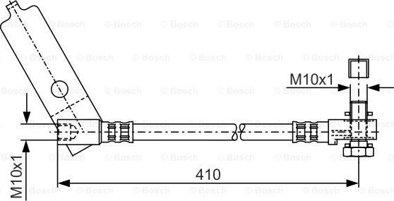 BOSCH 1 987 481 046 - Гальмівний шланг autozip.com.ua