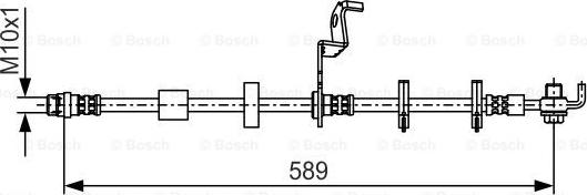 BOSCH 1 987 481 089 - Гальмівний шланг autozip.com.ua