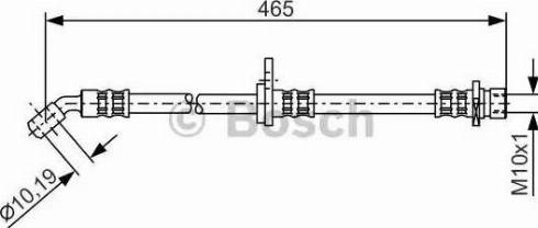 BOSCH 1 987 481 038 - Гальмівний шланг autozip.com.ua