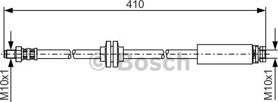 BOSCH 1 987 481 022 - Гальмівний шланг autozip.com.ua