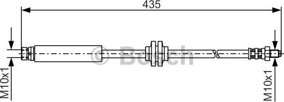 BOSCH 1 987 481 373 - Гальмівний шланг autozip.com.ua