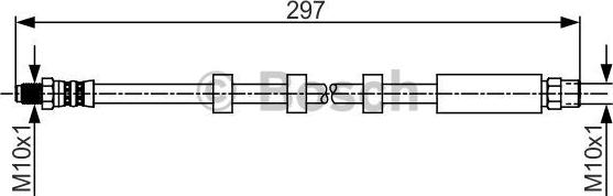 BOSCH 1 987 481 262 - Гальмівний шланг autozip.com.ua