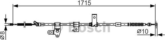 BOSCH 1 987 482 348 - Трос, гальмівна система autozip.com.ua