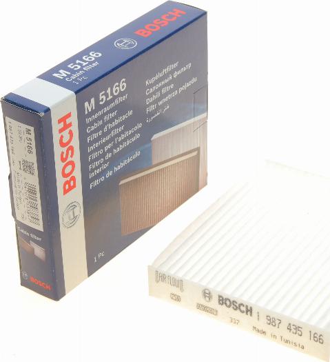 BOSCH 1 987 435 166 - Фільтр, повітря у внутрішній простір autozip.com.ua