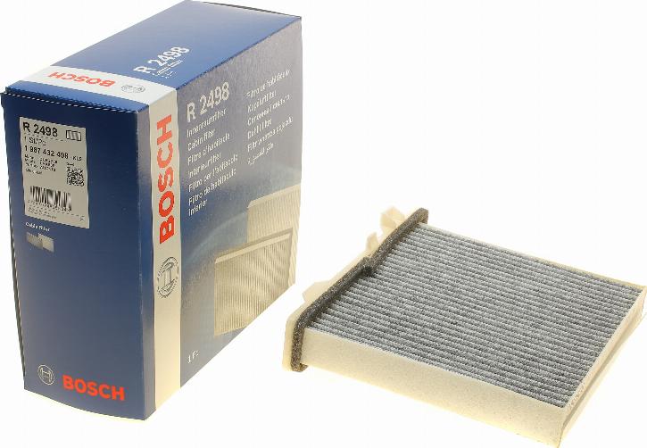 BOSCH 1 987 432 498 - Фільтр, повітря у внутрішній простір autozip.com.ua