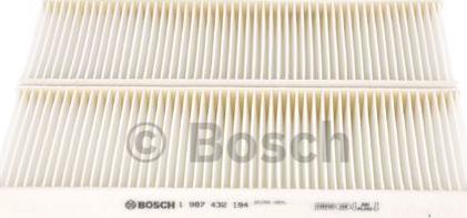 BOSCH 1 987 432 194 - Фільтр, повітря у внутрішній простір autozip.com.ua