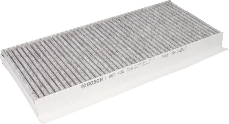 BOSCH 1 987 432 306 - Фільтр, повітря у внутрішній простір autozip.com.ua