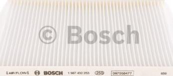 BOSCH 1 987 432 253 - Фільтр, повітря у внутрішній простір autozip.com.ua