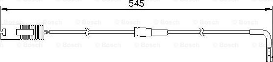 BOSCH 1 987 474 940 - Сигналізатор, знос гальмівних колодок autozip.com.ua