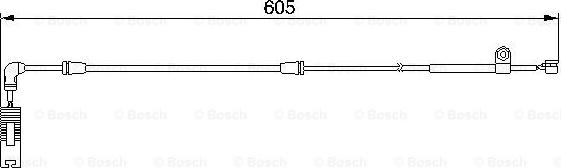 BOSCH 1 987 474 943 - Датчик зношування колодок autozip.com.ua