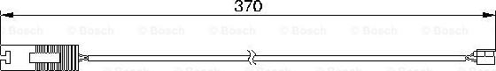 BOSCH 1 987 474 952 - Сигналізатор, знос гальмівних колодок autozip.com.ua