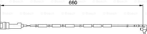 BOSCH 1 987 474 907 - Сигналізатор, знос гальмівних колодок autozip.com.ua