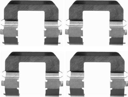 BOSCH 1 987 474 404 - Комплектуючі, колодки дискового гальма autozip.com.ua
