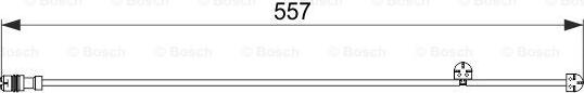 BOSCH 1 987 474 555 - Сигналізатор, знос гальмівних колодок autozip.com.ua