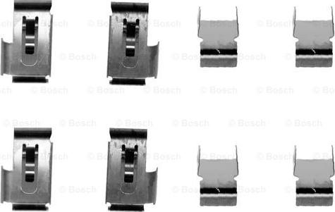BOSCH 1 987 474 616 - Комплектуючі, колодки дискового гальма autozip.com.ua
