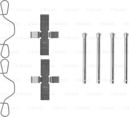 BOSCH 1 987 474 042 - Комплектуючі, колодки дискового гальма autozip.com.ua