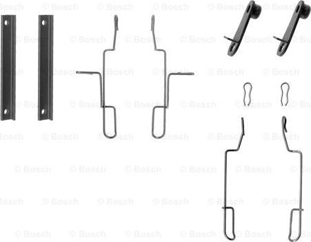 BOSCH 1 987 474 196 - Комплектуючі, колодки дискового гальма autozip.com.ua