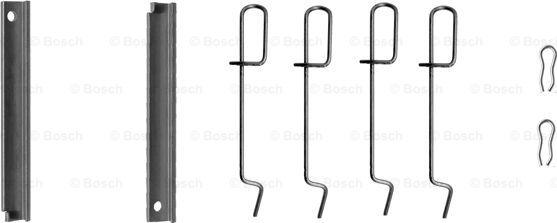 BOSCH 1 987 474 135 - Комплектуючі, колодки дискового гальма autozip.com.ua