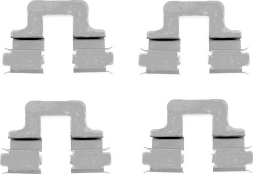 BOSCH 1 987 474 314 - Комплектуючі, колодки дискового гальма autozip.com.ua