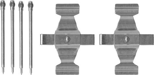 BOSCH 1 987 474 338 - Комплектуючі, колодки дискового гальма autozip.com.ua