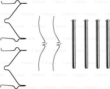 BOSCH 1 987 474 208 - Комплектуючі, колодки дискового гальма autozip.com.ua