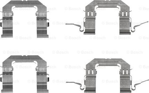 BOSCH 1 987 474 708 - Комплектуючі, колодки дискового гальма autozip.com.ua