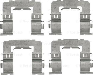 BOSCH 1 987 474 717 - Комплектуючі, колодки дискового гальма autozip.com.ua