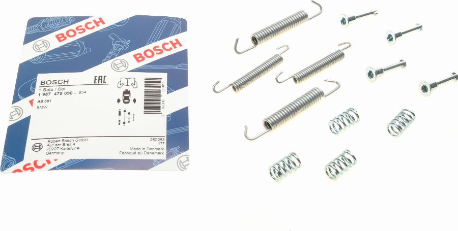 BOSCH 1 987 475 090 - Комплектуючі, гальмівна система autozip.com.ua